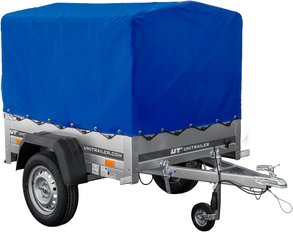 UNITRAILER Garden Trailer 150 Kipp mit blauer Hochplane