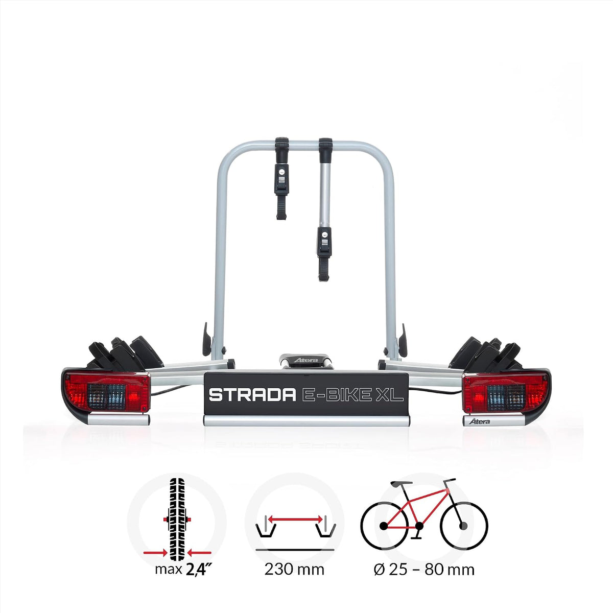 Atera Strada E-Bike XL – Radschalen-Detail
