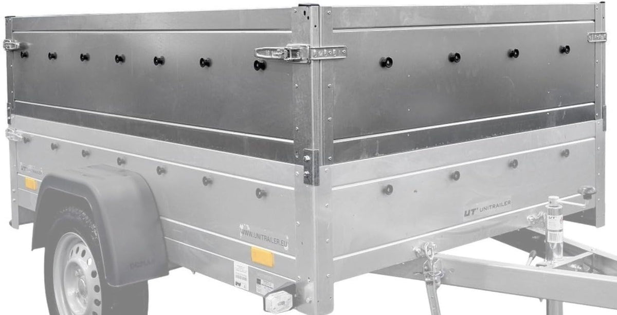 UNITRAILER Garden Trailer 150 – blaue Flachplane