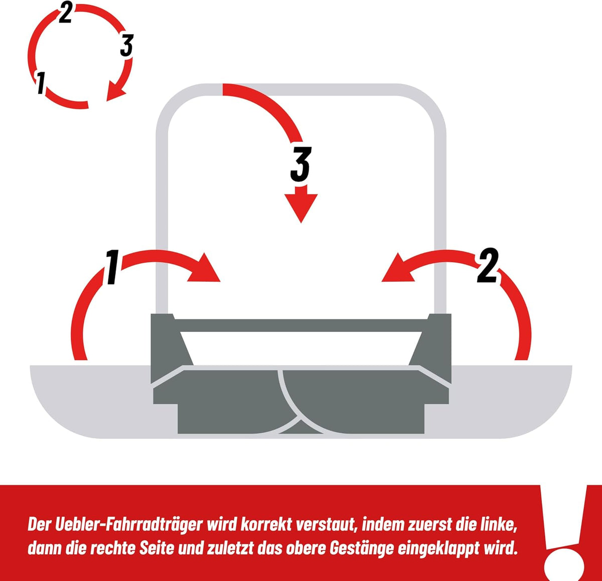 Uebler i21 Z – zusammengeklappt
