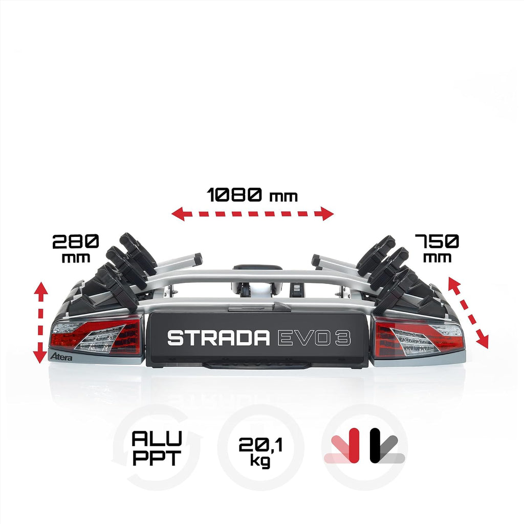 Atera Strada EVO 3 – mit drei Rädern beladen