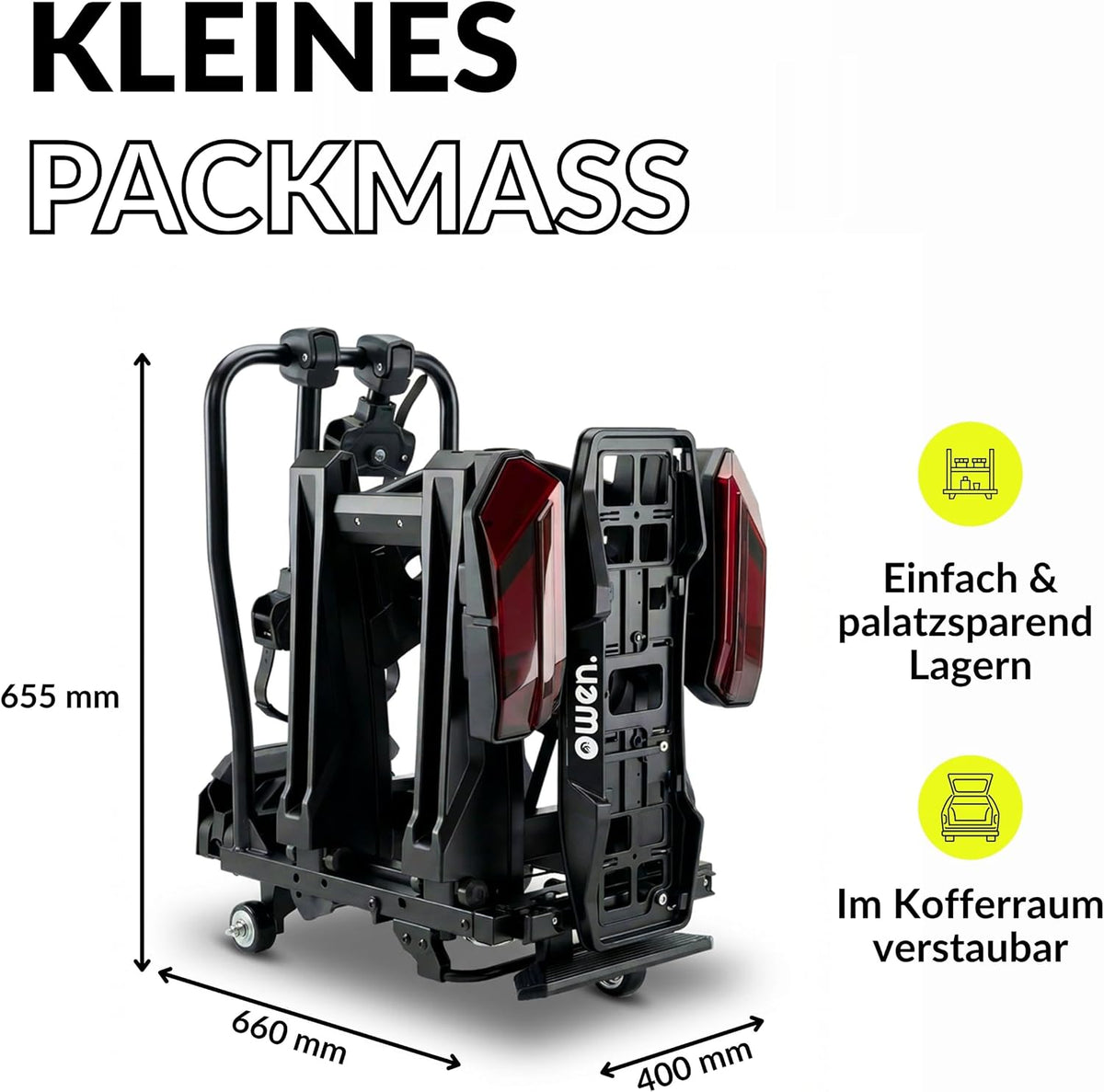 Owen E-Bike Fahrradträger – Radschalen