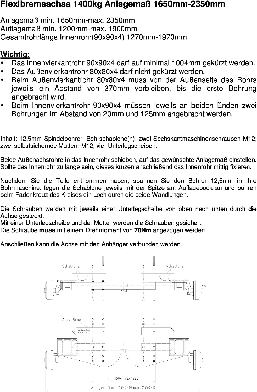 Schlegl Flexi-Achse – Gesamtansicht