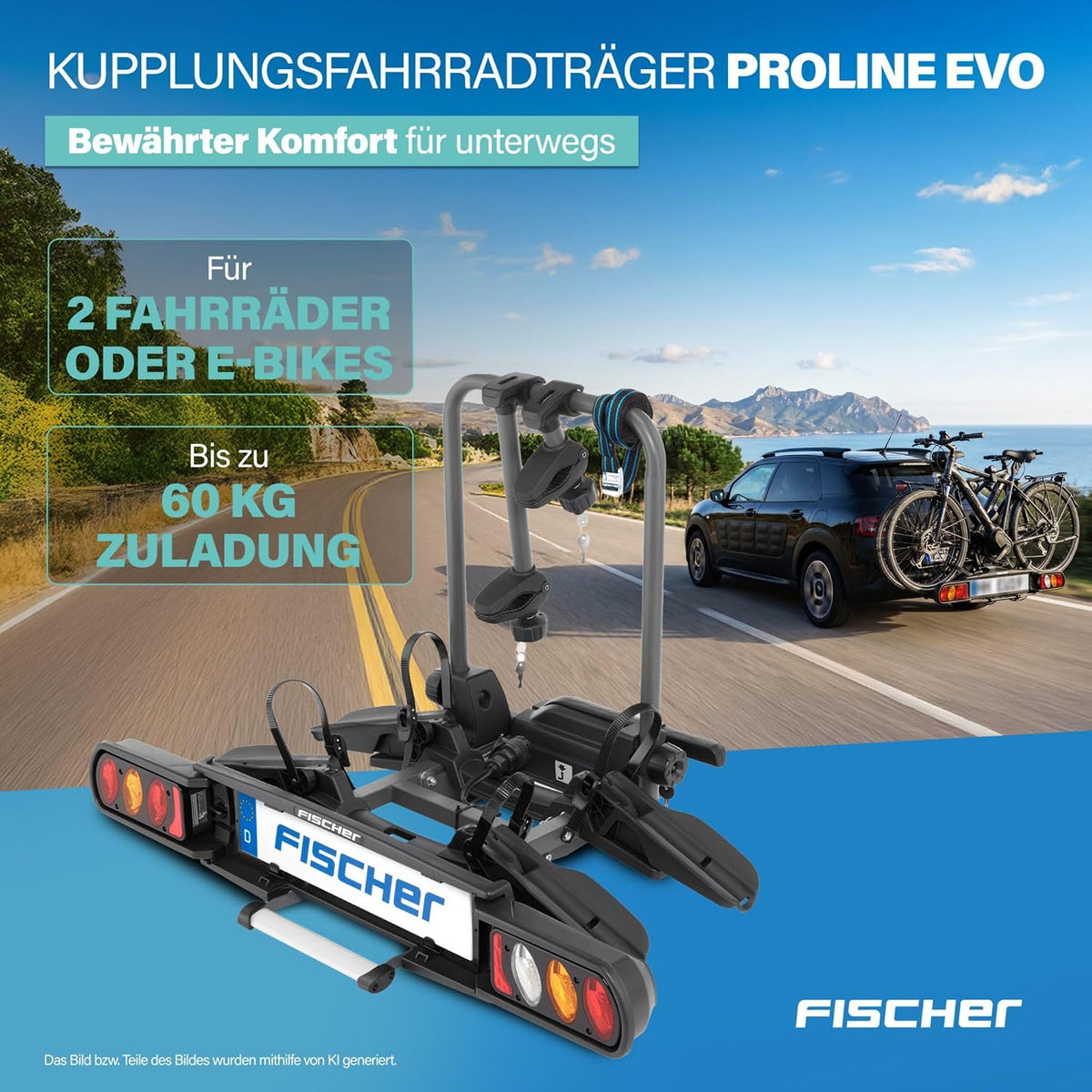 FISCHER ProlineEvo 2 – mit E-Bikes beladen