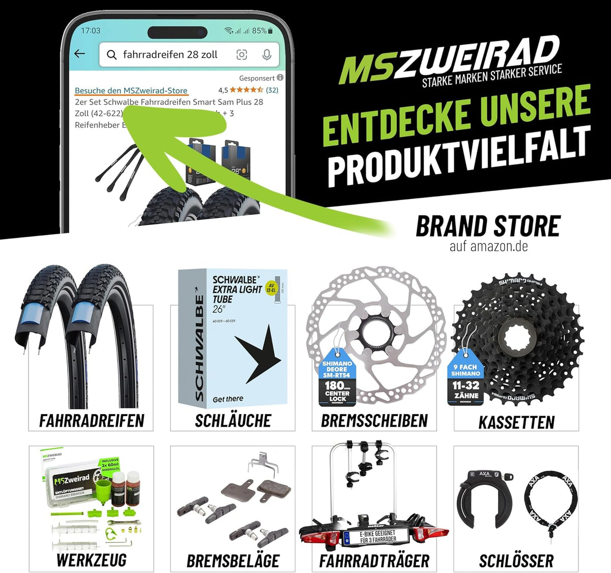 Uebler i21 Z – Set mit Warntafel und Spanngummis