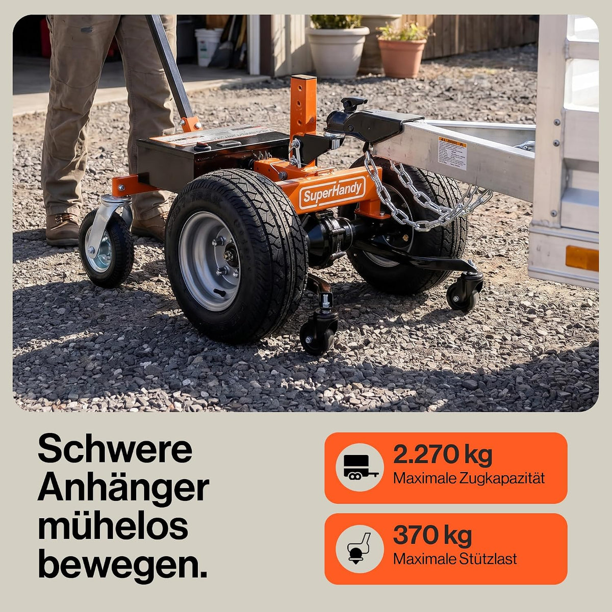 SuperHandy Rangierhilfe – am Wohnwagen