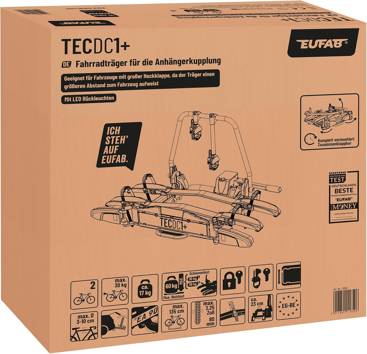 EUFAB TECDC1+ – am Fahrzeug