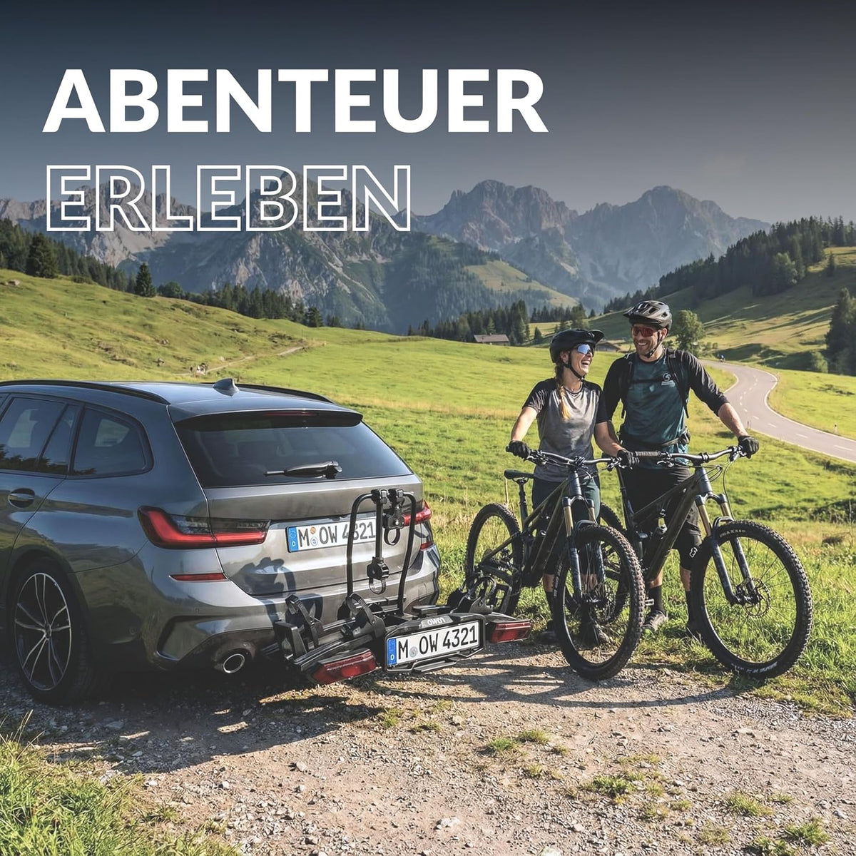Owen E-Bike Fahrradträger – am Fahrzeug