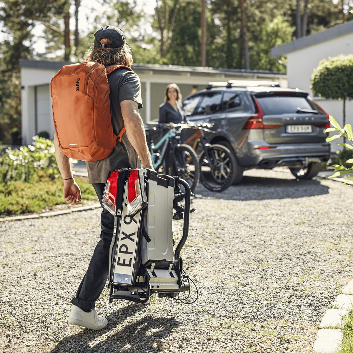 Thule EasyFold XT – Haltearm-Detail